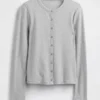 Modern Crewneck Cardigan