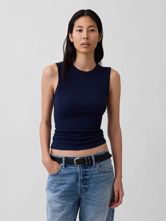 Modern Crewneck Tank Top