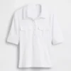 Modern Elbow-Sleeve Utility T-Shirt