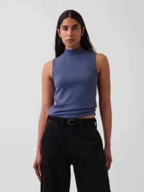 Modern Mockneck Tank Top