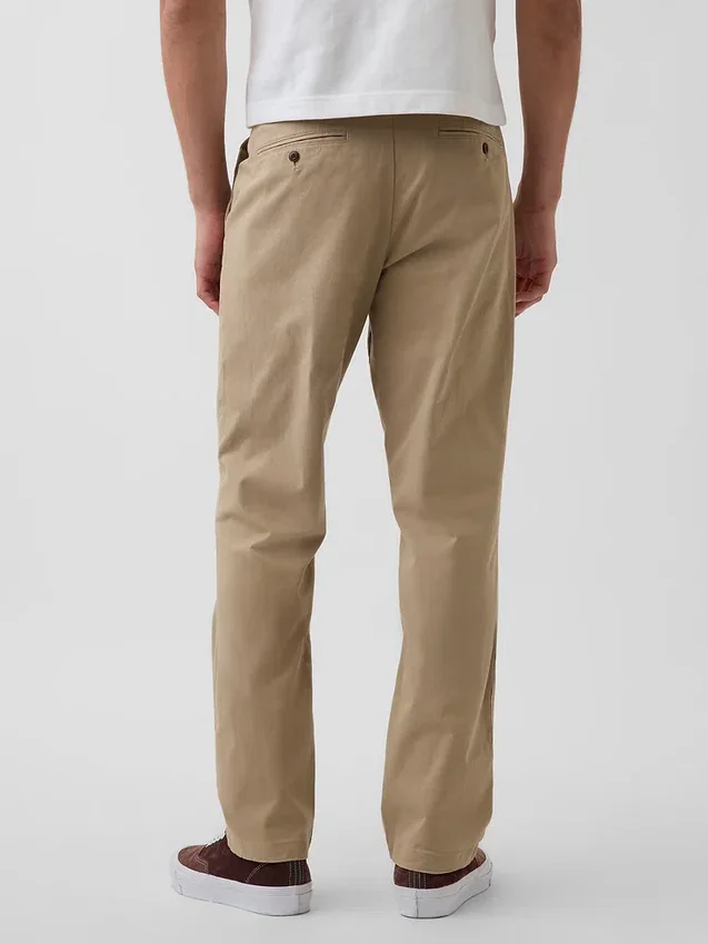 Modern Straight Khakis