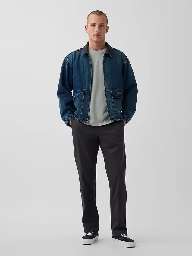 Modern Straight Khakis