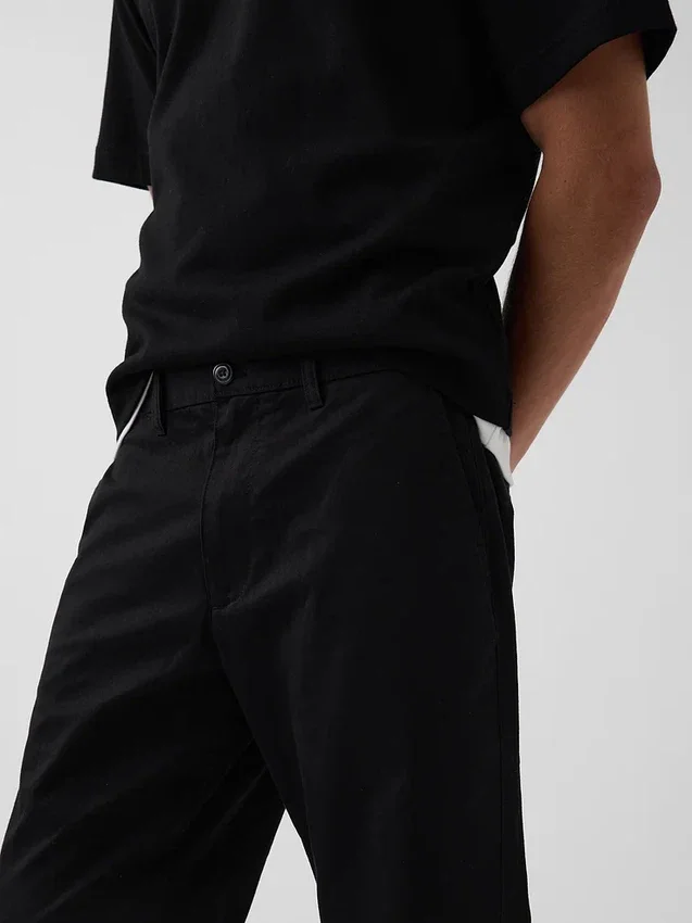 Modern Straight Khakis