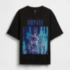Nirvana Heavyweight Crop Graphic T-Shirt