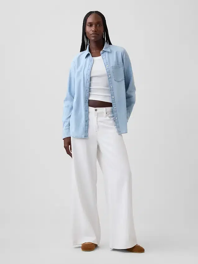 Organic Cotton Denim Classic Shirt