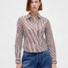 Organic Cotton Fitted Crop Shirt