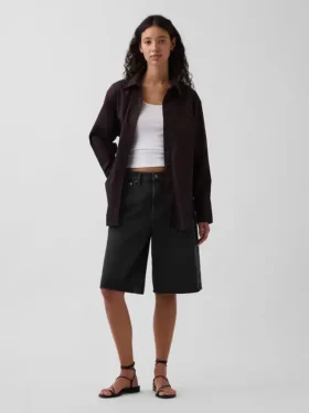 Organic Cotton Poplin Big Shirt