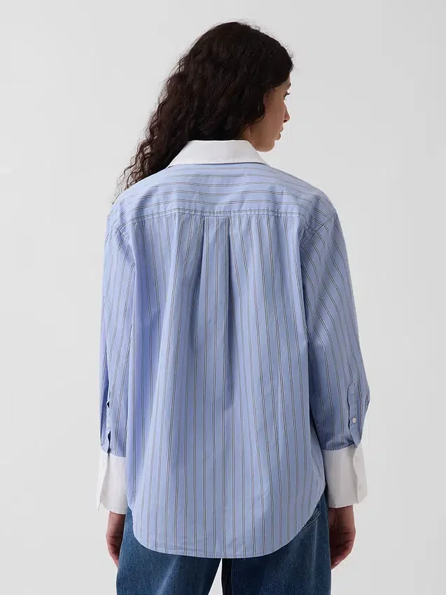 Organic Cotton Poplin Big Shirt