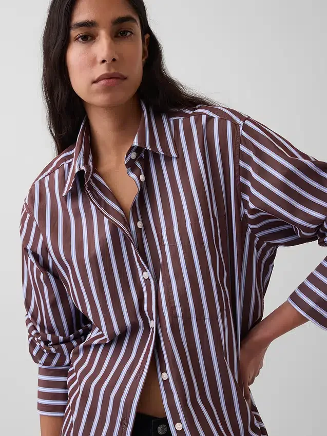 Organic Cotton Poplin Big Shirt