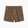 Organic Cotton Poplin Stripe Boxer Shorts