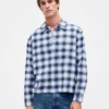 Organic Cotton Relaxed Flannel Shirt