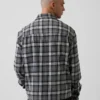 Organic Cotton Relaxed Flannel Shirt
