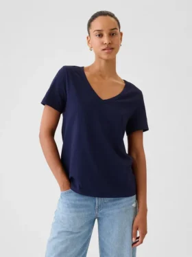 Organic Cotton Vintagesoft V-Neck T-Shirt