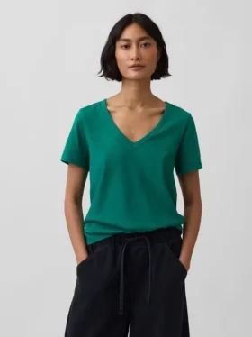 Organic Cotton Vintagesoft V-Neck T-Shirt