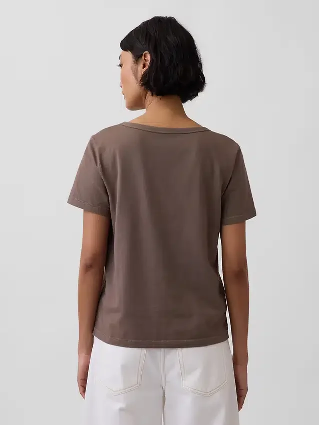 Organic Cotton Vintagesoft V-Neck T-Shirt