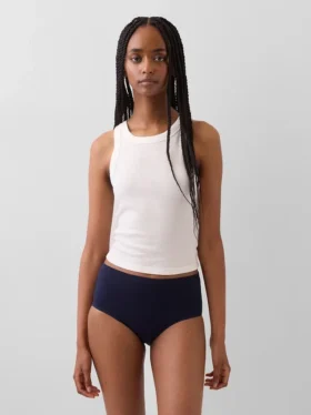 Organic Stretch Cotton High Rise Bikini