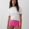 Organic Stretch Cotton High Rise Shorty