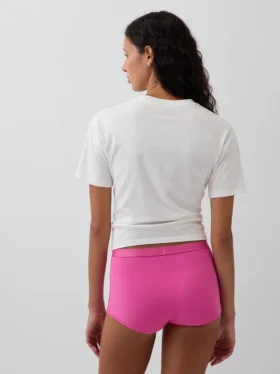 Organic Stretch Cotton High Rise Shorty