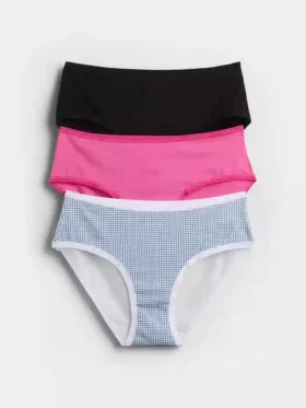 Organic Stretch Cotton Hipster (3-Pack)