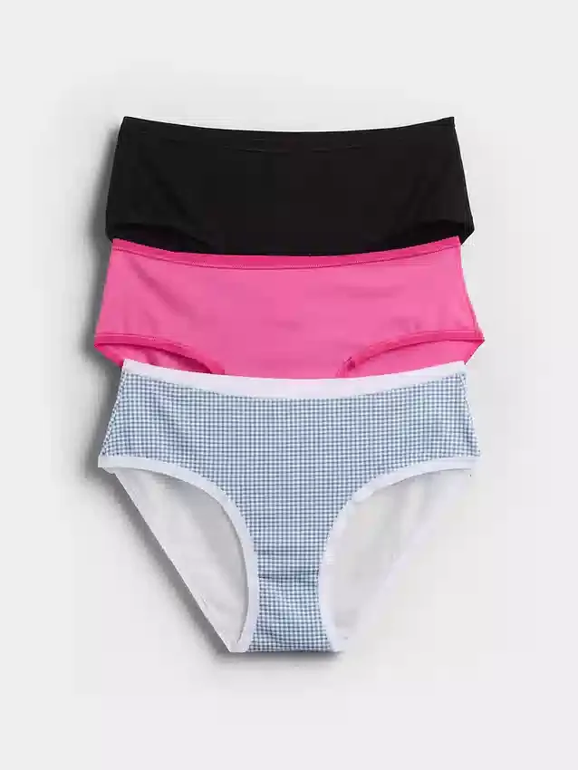 Organic Stretch Cotton Hipster (3-Pack)