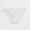 Organic Stretch Cotton Lace-Trim Bikini