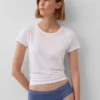 Organic Stretch Cotton Lace-Trim Hipster