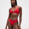 Organic Stretch Cotton Logo Bikini