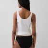 Organic Stretch Cotton Logo Bikini