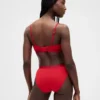Organic Stretch Cotton Logo Bikini