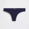 Organic Stretch Cotton Logo Thong