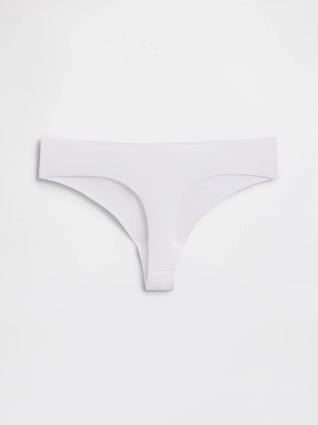Organic Stretch Cotton No Show Thong