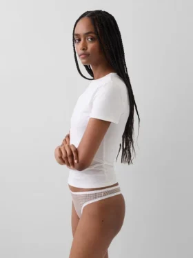 Organic Stretch Cotton Thong