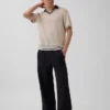 Ouigap Mesh Polo Sweater