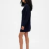 Oversized Turtleneck Mini Sweater Dress