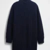 Oversized Turtleneck Mini Sweater Dress
