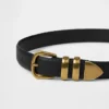 Pebbled Leather Belt