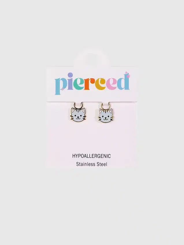 Pierced Co Cat Charms for Huggie Earrings