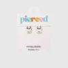 Pierced Co Dog Charms for Huggie Earrings