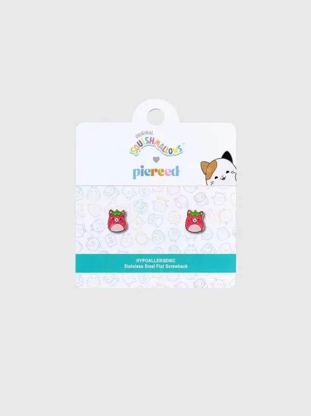 Pierced Co Squishmallows Olma Screwback Earrings