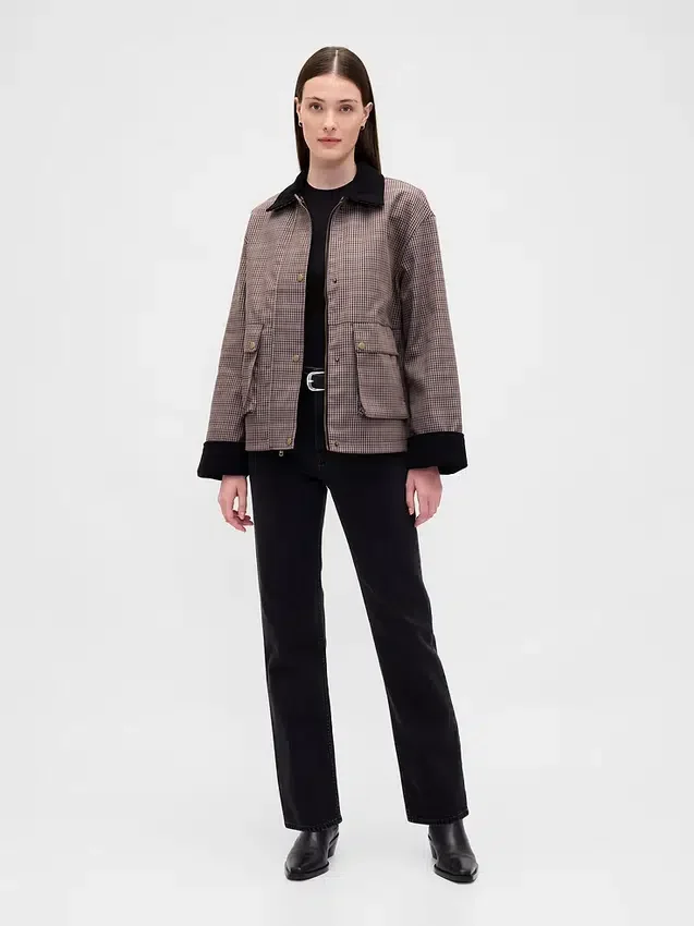 Plaid Barn Jacket