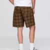 Plaid Canvas Shorts