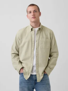 Plaid Oxford Button-Down Shirt
