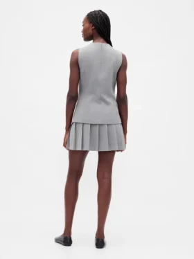 Pleated Mini Skort