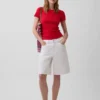 Pointelle Crewneck T-Shirt