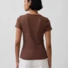 Pointelle Crewneck T-Shirt