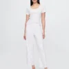Pointelle Crop Pj Pants