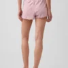 Pointelle Lettuce-Hem Pj Shorts