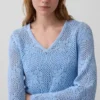 Pointelle Mini Sweater Dress
