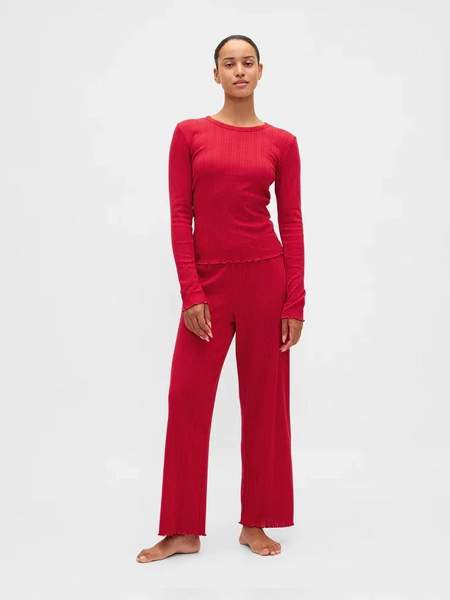Pointelle Pj Top