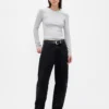 Pointelle Rib T-Shirt